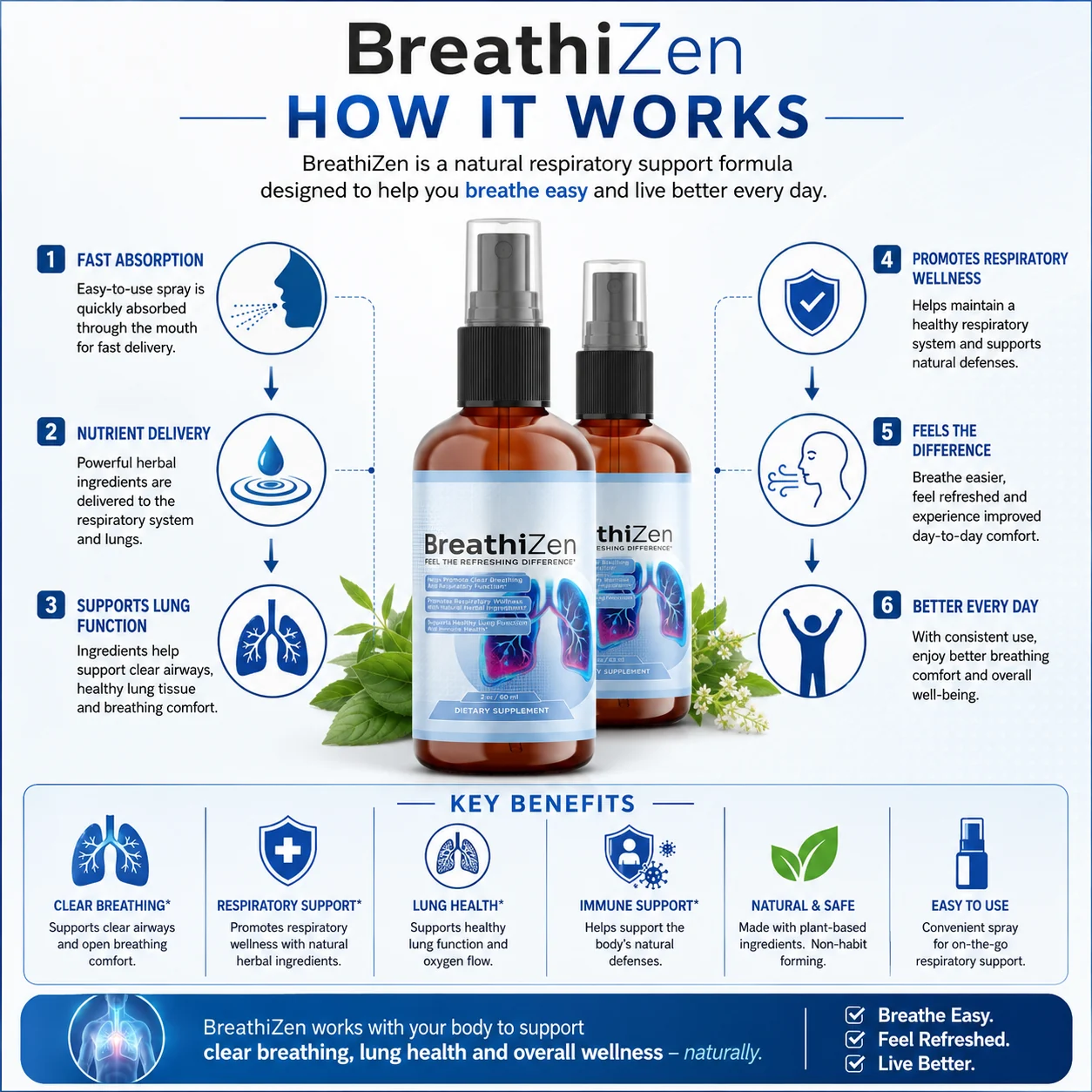 How BreathiZen works infographic